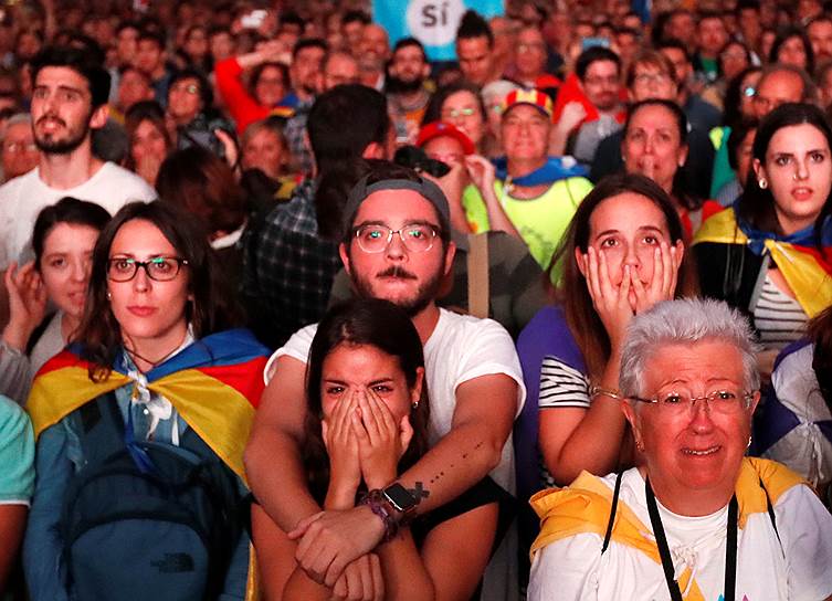 Речь Карлеса Пучдемона разочаровала сторонников независимости Каталонии