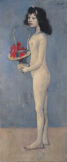 Пабло Пикассо. «Молодая девушка с цветочной корзиной», 1905 год
