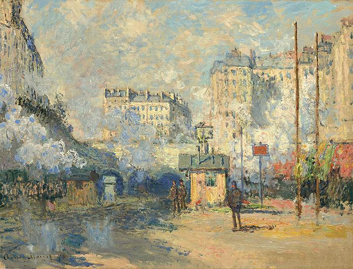 Клод Моне. «Вокзал Сен-Лазар», 1877 год