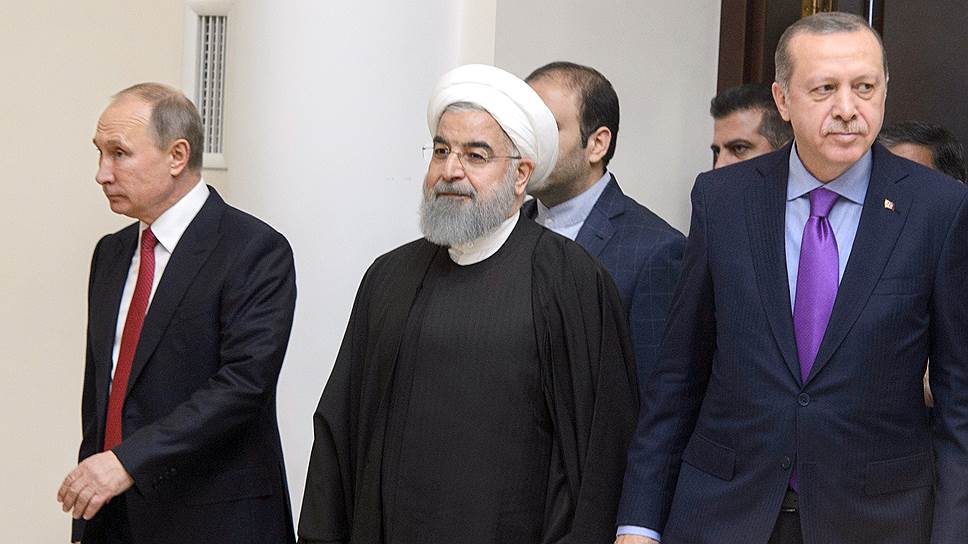 Как прошла трехсторонняя встреча президентов России, Ирана и Турции