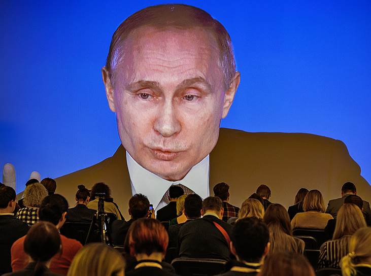Владимир Путин в этот день соответствовал масштабу своего послания