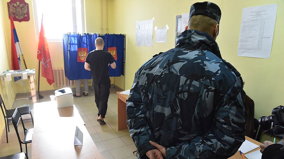 Заключенные и больные проявили дисциплинированность на выборах