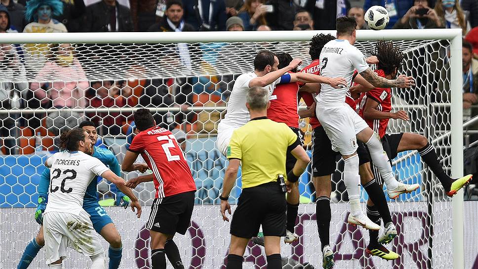 Как сборная Египта сыграла с Уругваем без Мохамеда Салаха