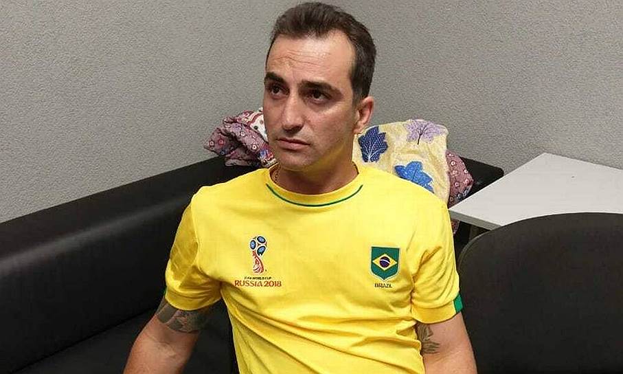 Разыскиваемого Бразилией налетчика Родриго Динарди обнаружили в России на матче сборной его страны