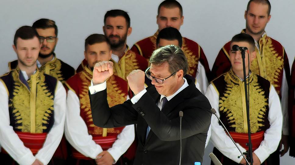 Как Президент Сербии Александр Вучич посетил север Косово