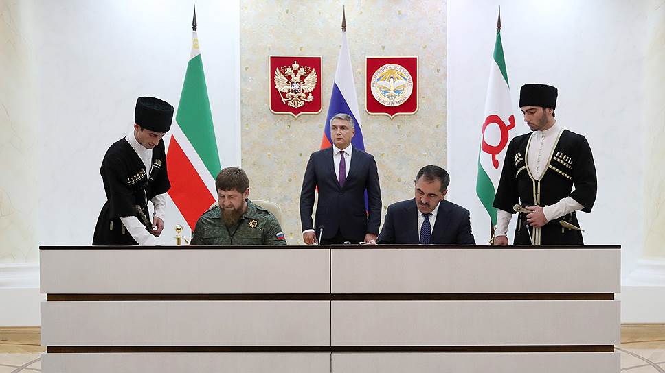 Как Рамзан Кадыров и Юнус-Бек Евкуров закрыли территориальный спор