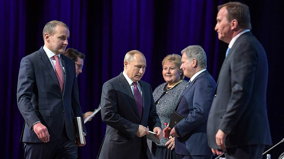 На Пленарном заседании Арктического форума наблюдалось невиданное скопление лидеров европейских государств 
