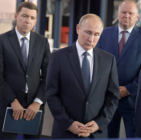 На «Иннопроме-2019» губернатор Свердловской области Евгений Куйвашев был смиренным, а президент России Владимир Путин — только казался