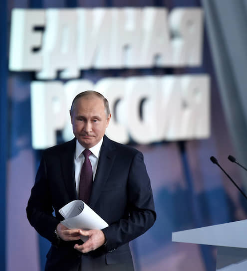 Владимир Путин придет на съезд поделиться с «Единой Россией» рейтингом