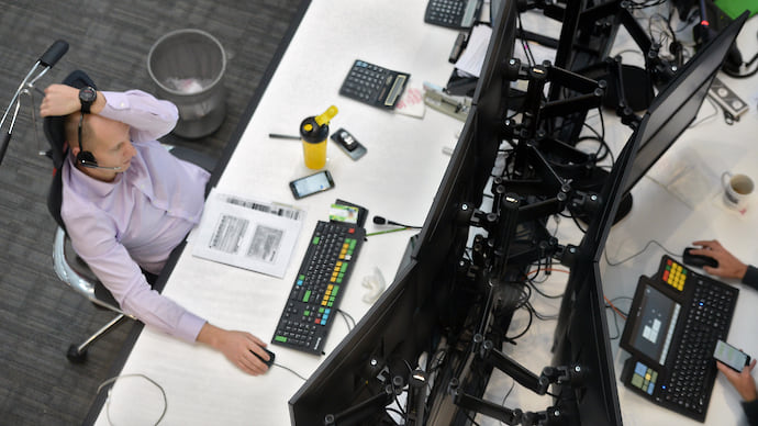 Рынки падают стабильно