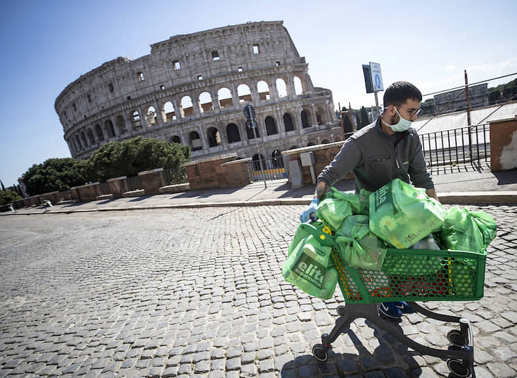 	Продовольственные магазины в Италии открыты, и товаров в них не меньше, чем до эпидемии