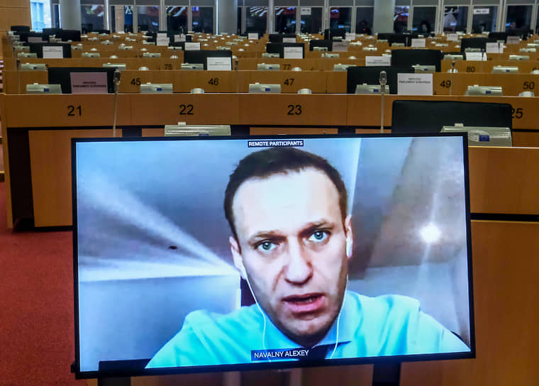 Вскоре после состоявшегося 27 ноября выступления в Европарламенте (на фото) Алексею Навальному удалось заручиться поддержкой десятков членов еще одной международной структуры — ОЗХО
