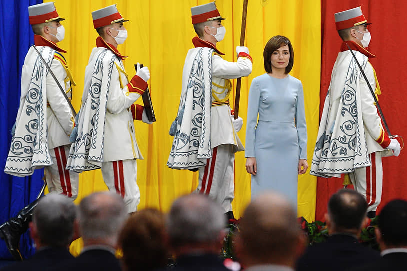 Новый президент Молдавии Майя Санду (на фото) в инаугурационной речи пошла в атаку на своего предшественника Игоря Додона