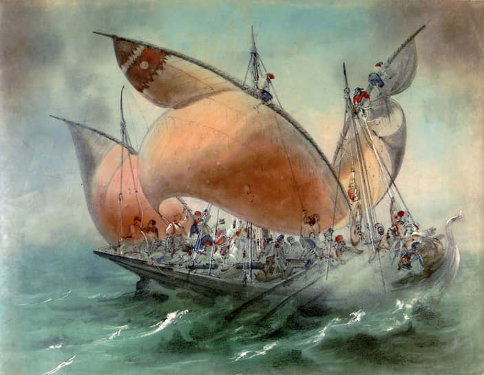 В балете «Корсар» Карл Вальц «топил» 600-пудовый корабль с двумя десятками пиратов на борту