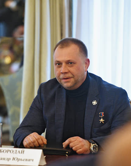 Председатель правления Союза добровольцев Донбасса Александр Бородай