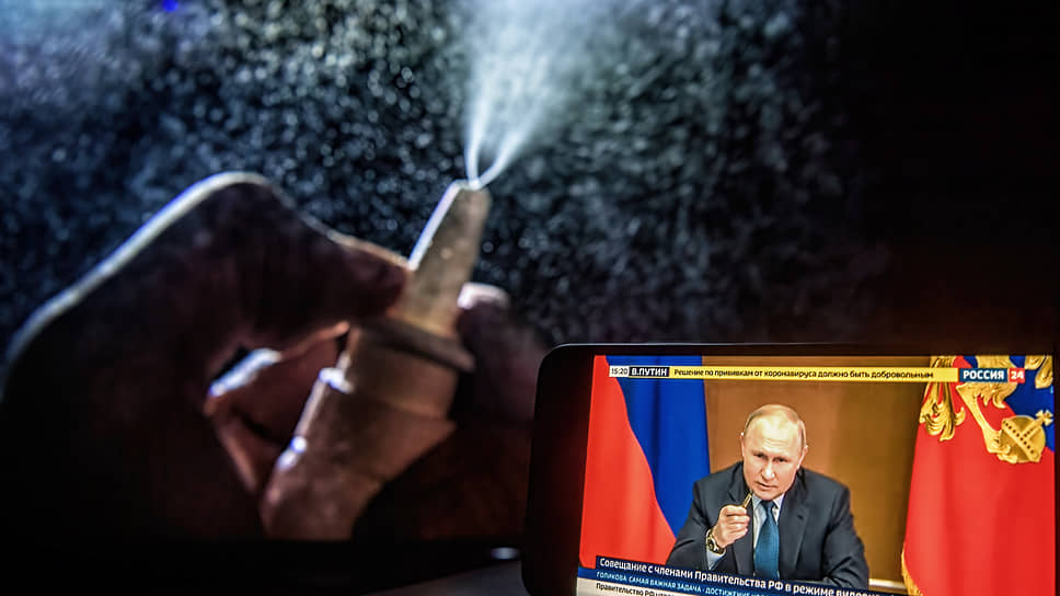 Как Владимир Путин испытал на себе интраназальную вакцину