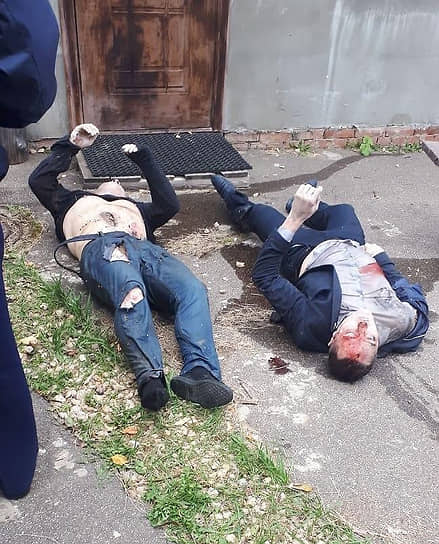 Тела убитых предпринимателей Андрея Родионова и Юрия Краснопольского
