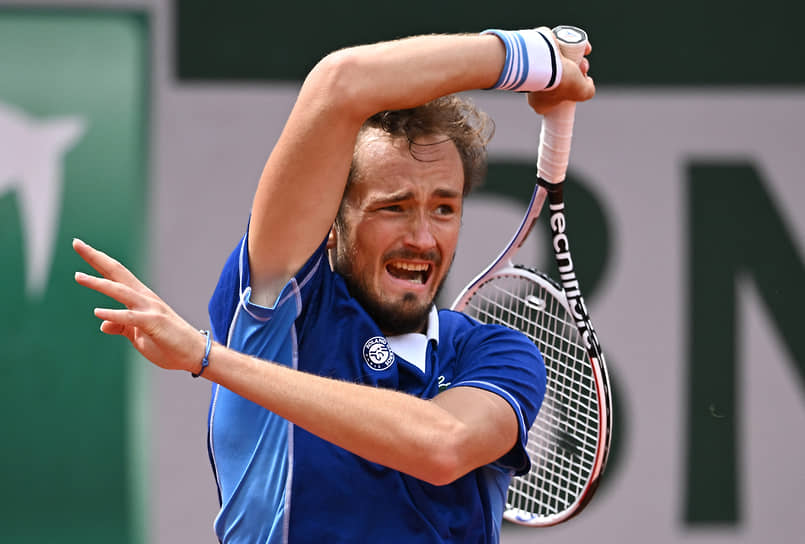 Во встрече с Факундо Багнисом прошлогодний четвертьфиналист Roland Garros Даниил Медведев выполнил 12 подач навылет