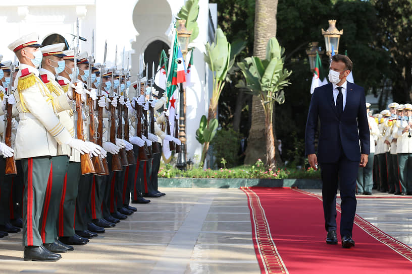 Президент Франции Эмманюэль Макрон в Алжире