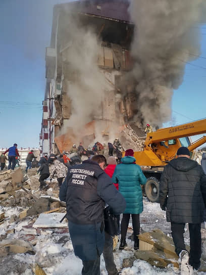 Подъезд пятиэтажки полностью уничтожило взрывом