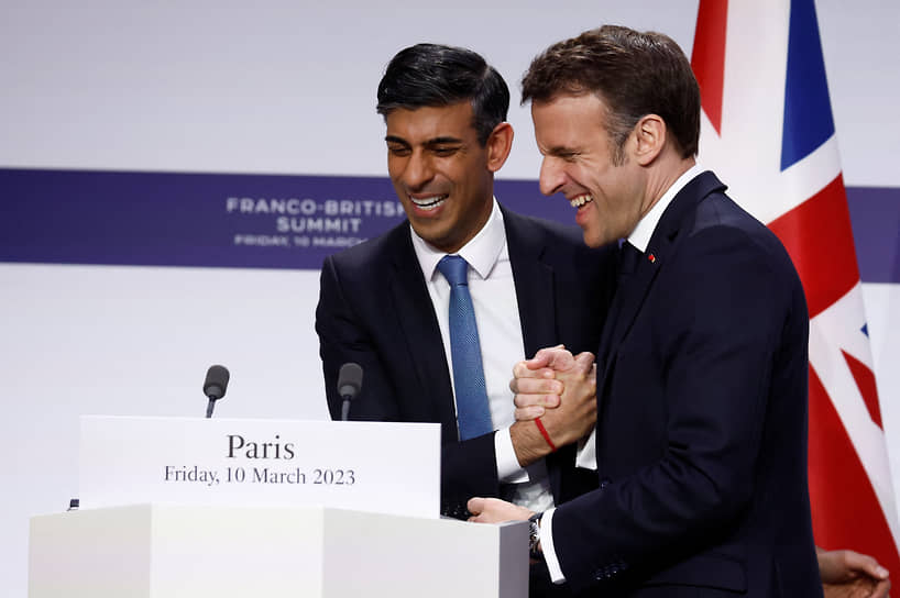 Премьер Британии Риши Сунак и президент Франции Эмманюэль Макрон сошлись во мнении, что прежние разногласия между двумя странами пора оставить позади