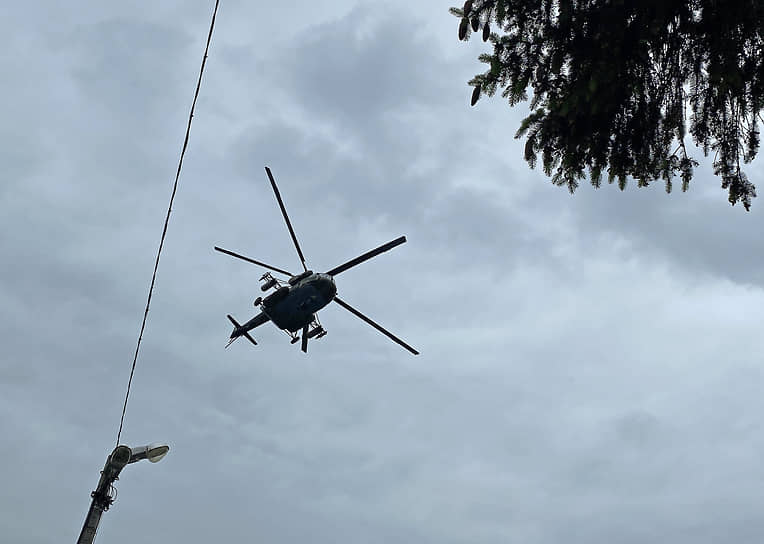 Утром во вторник в небе над Грайвороном грохотали двигатели российских вертолетов