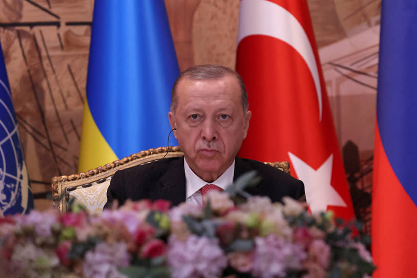 Президент Турции Реджеп Тайип Эрдоган — один из главных архитекторов зерновой сделки