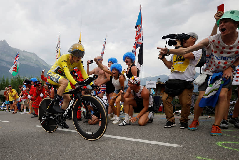После блестящей победы в разделке лидер Tour De France Йонас Вингегор (на фото) стал практически недосягаемым для своего ближайшего преследователя Тадея Погачара