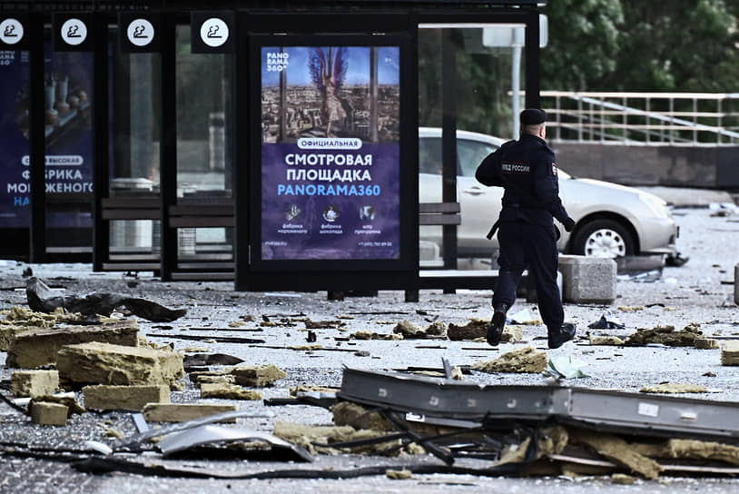 Чтобы ликвидировать все последствия падения БПЛА в «Москва-Сити», понадобилось несколько часов