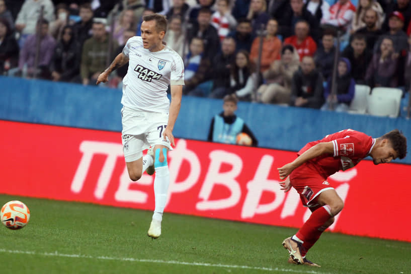 Фрагмент матча «Спартак» (Москва) — «Пари Нижний Новгород»