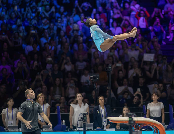 Сложнейший прыжок Симоны Байлз, исполненный на чемпионате мира в Антверпене, будет назван ее именем
