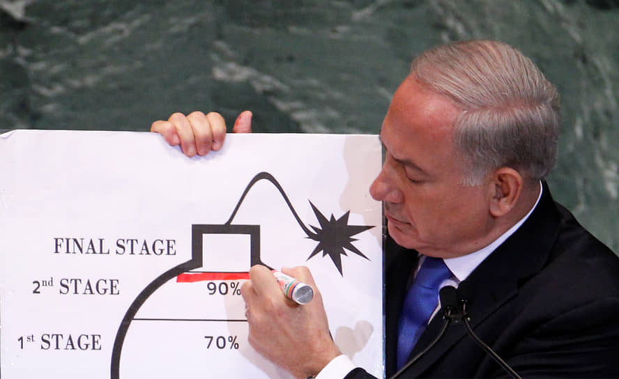 Премьер-министр Израиля Беньямин Нетаньяху очень озабочен иранской ядерной программой