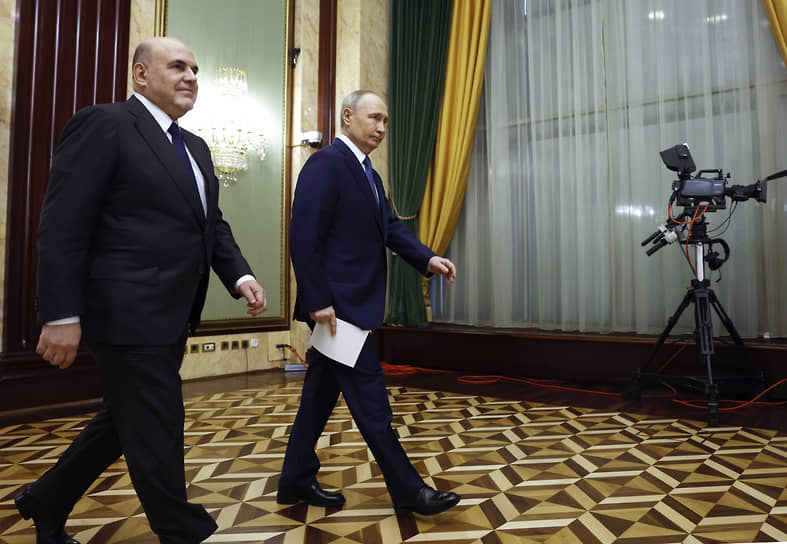 Михаил Мишустин и Владимир Путин поговорили о своем