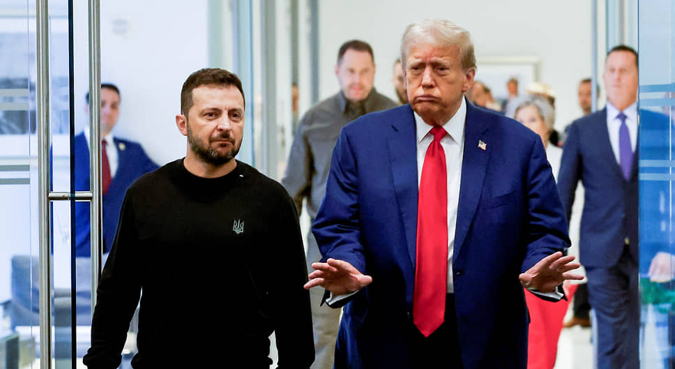 Президент Украины Владимир Зеленский и президент США Дональд Трамп