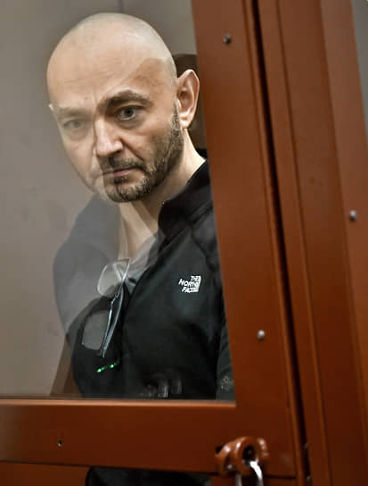 Бывший заместитель министра цифрового развития, связи и массовых коммуникаций России Максим Паршин во время заседания суда (февраль 2025 года)