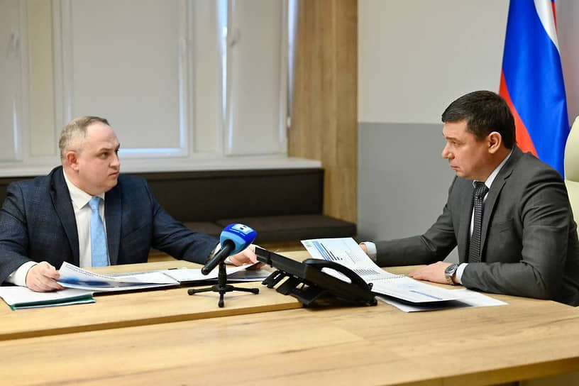 Врио тамбовского губернатора Евгений Первышов (справа) сделал мэру Максиму Косенкову предложение, от которого тот не мог отказаться