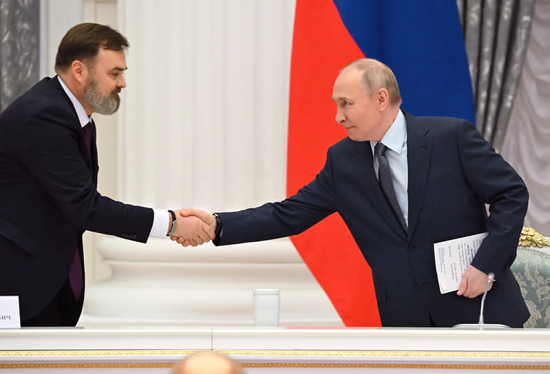 Гендиректор АНО «Россия — страна возможностей» Андрей Бетин дождался президента России Владимира Путина