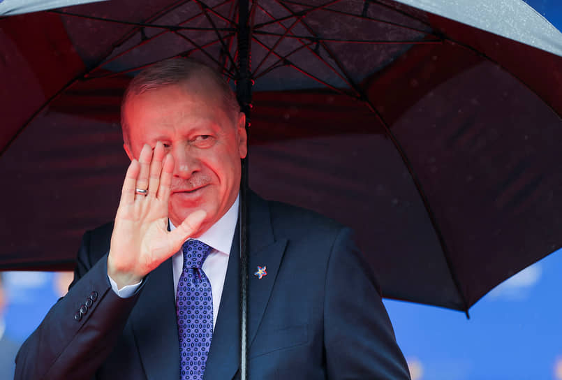 Президент Турции Реджеп Тайип Эрдоган 