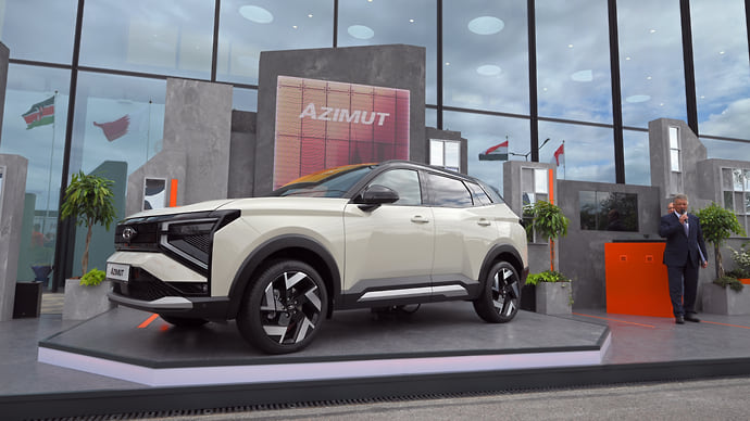 Lada выезжает на Azimut