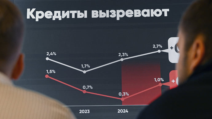 Требования банков к экономике России растут медленнее