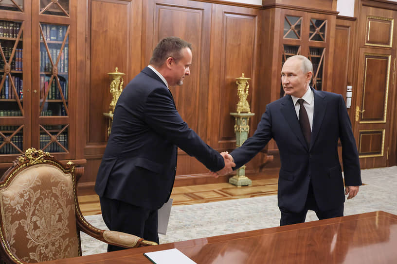 Владимир Путин принял Андрея Никитина в своем кабинете