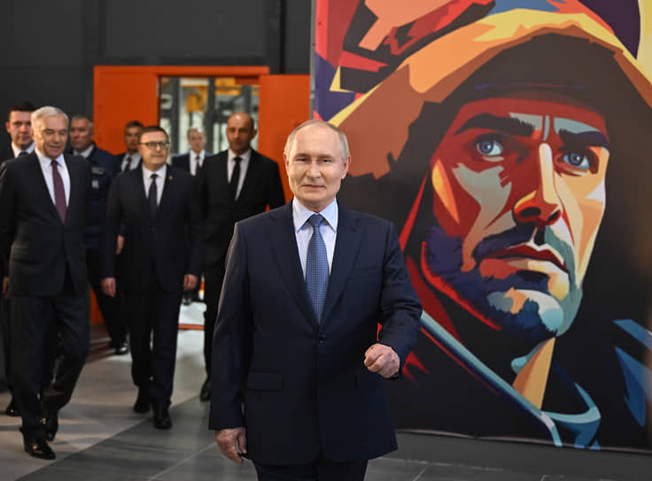 Владимир Путин дошел до рабочих