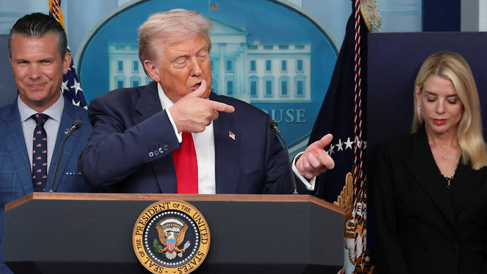 Говорит и показывает Трамп