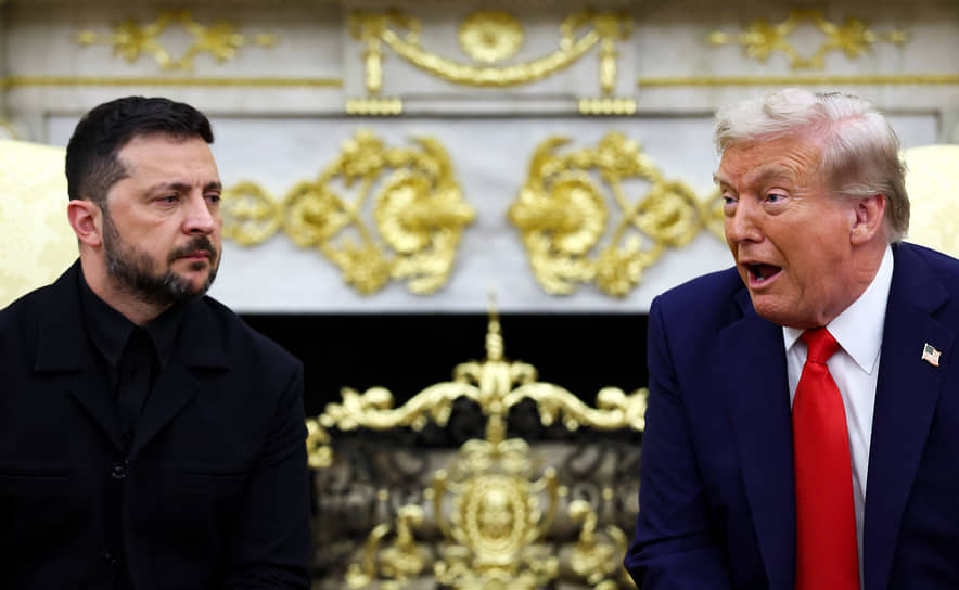 Президент Украины Владимир Зеленский и президент США Дональд Трамп