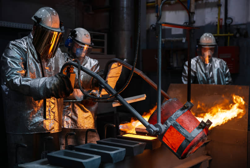 Foto de um metal precioso