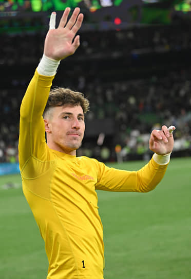 Вратарь «Краснодара» Станислав Агкацев после матча с ЦСКА