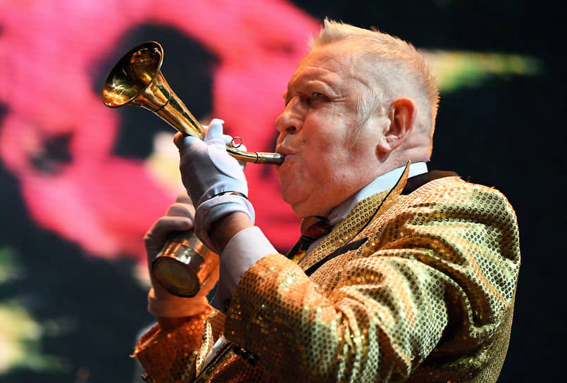 Фронтмен «АукцЫона» Олег Гаркуша на презентации альбом