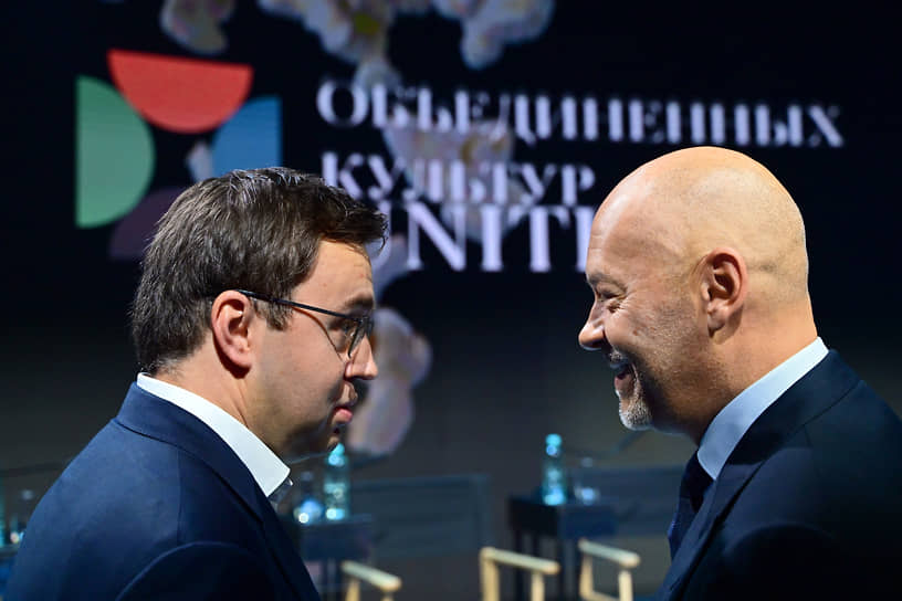 Генеральный директор кинокомпании «Централ Партнершип» Вадим Верещагин (слева) и продюсер, режиссер Федор Бондарчук