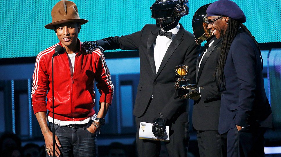 Главные триумфаторы нынешних Grammy— участники французского дуэта Daft Punk— выглядели крайне эффектно, но немного бесчеловечно