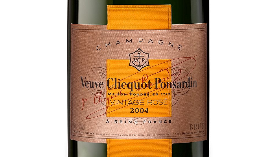 Вино Veuve Clicquot Ponsardin Vintage Rose 2004